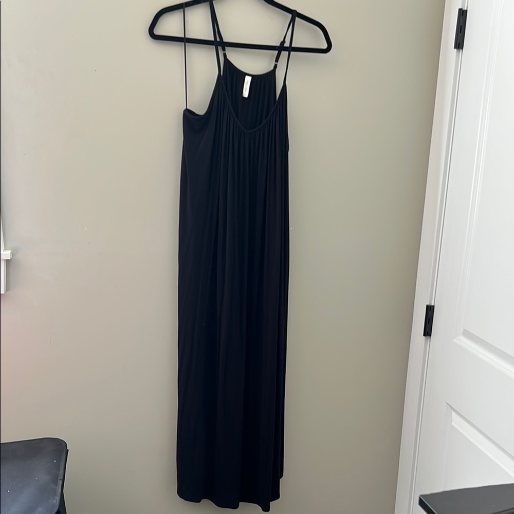 Gentle Fawn Black Sleeveless Halter Maxi Dress - Picture 1 of 3